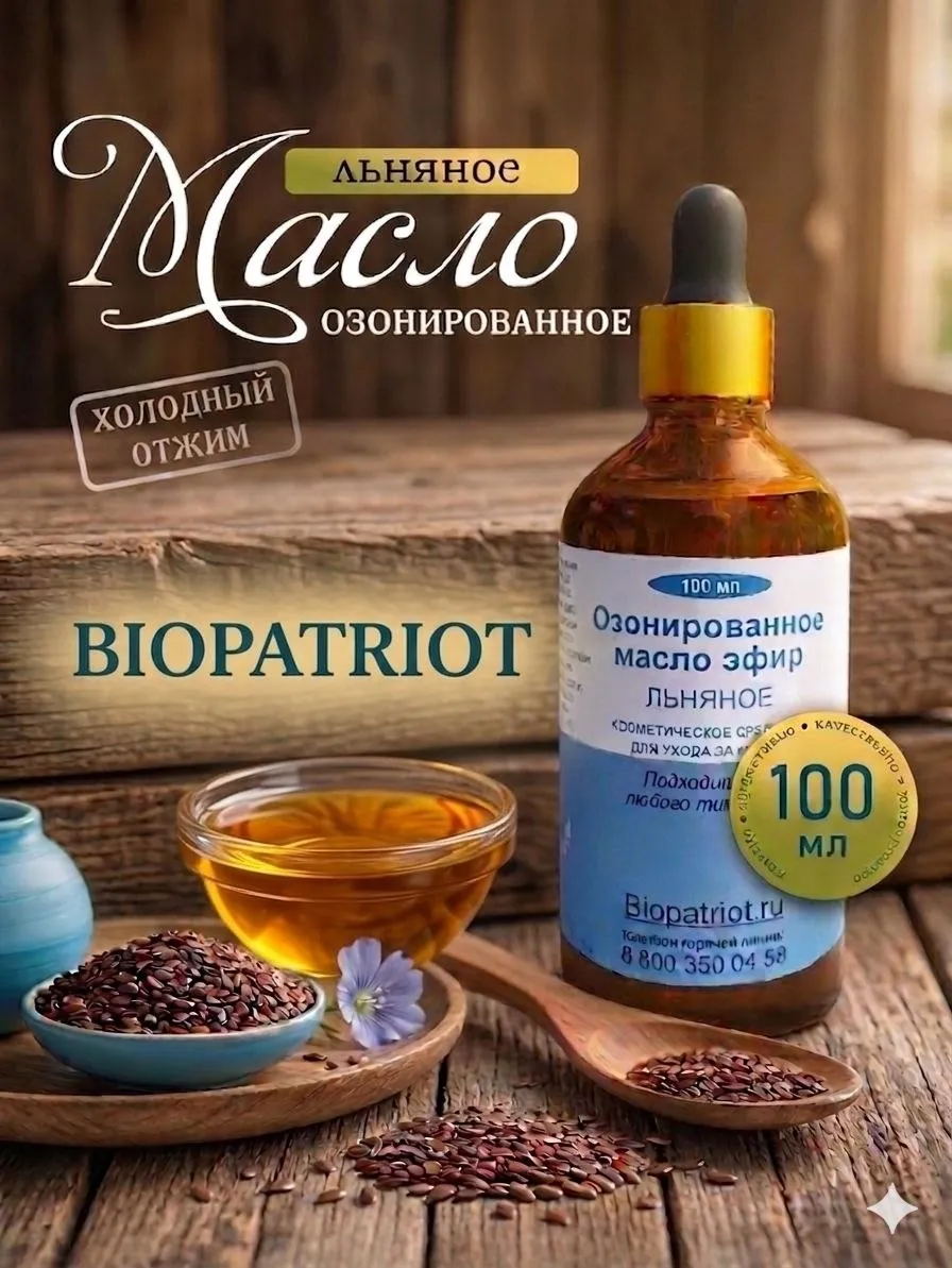 Озонированное льняное масло